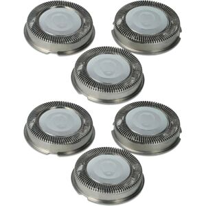 vhbw 6x Replacement Shaver Heads - Electric Shaver Compatible with Philips vhbw 6x Replacement Shaver Heads - Electric Shaver Compatible with Philips