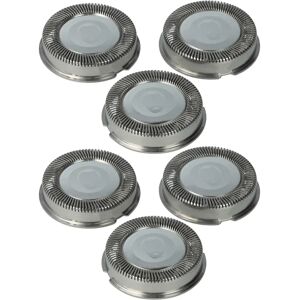 vhbw 6x Replacement Shaver Heads - Electric Razor Accessories vhbw 6x Replacement Shaver Heads - Electric Razor Accessories