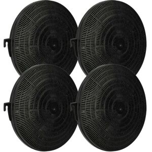VHBW 4x Activated Carbon Filter - Compatible with Electrolux CHM186X - 21 cm - Black VHBW 4x Activated Carbon Filter - Compatible with Electrolux CHM186X - 21 cm - Black