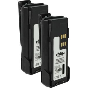 vhbw 2x Battery for Motorola PMNN4490, 3000mAh - Radio Battery vhbw 2x Battery for Motorola PMNN4490, 3000mAh - Radio Battery