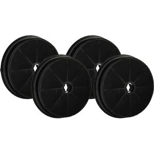 vhbw 4x activated carbon filter - Cooker Hood - Black vhbw 4x activated carbon filter - Cooker Hood - Black