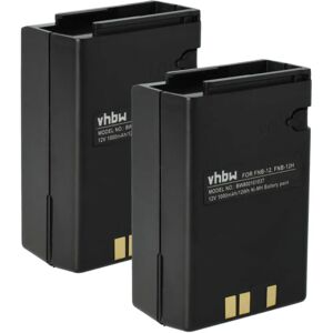 vhbw Yaesu Vertex Radio Batteries - 2x 12V 1000mAh NiMH vhbw Yaesu Vertex Radio Batteries - 2x 12V 1000mAh NiMH
