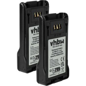 vhbw 2x Battery for Kenwood Radio - High Capacity Li-Ion vhbw 2x Battery for Kenwood Radio - High Capacity Li-Ion