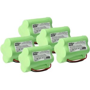 vhbw - 5x Battery for Nascar Radios & Walkie Talkies - NiMH 1200mAh vhbw - 5x Battery for Nascar Radios & Walkie Talkies - NiMH 1200mAh