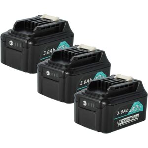 vhbw Batería Makita - 3000mAh Li-ion - 3x Compatible Herramientas vhbw Batería Makita - 3000mAh Li-ion - 3x Compatible Herramientas