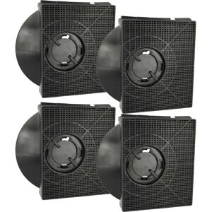vhbw 4x activated carbon filter - Cooker Hood - Black vhbw 4x activated carbon filter - Cooker Hood - Black