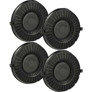 Vhbw 4x Filtro de Carbón Activado - Campana Extractora - Negro Vhbw 4x Filtro de Carbón Activado - Campana Extractora - Negro