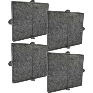 VHBW 4x activated carbon filter for Miele cooker hood - grey VHBW 4x activated carbon filter for Miele cooker hood - grey