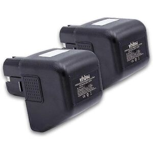 VHBW 2x Battery for Gesipa 70291510061 - High Capacity NiMH 12V Tool Battery VHBW 2x Battery for Gesipa 70291510061 - High Capacity NiMH 12V Tool Battery