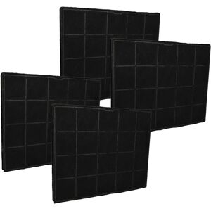 Vhbw 4x activated carbon filter for Airforce cooker hood - Black Vhbw 4x activated carbon filter for Airforce cooker hood - Black
