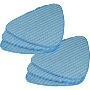 vhbw 6x Microfiber Replacement Cloths - Steam Cleaner - White/Blue vhbw 6x Microfiber Replacement Cloths - Steam Cleaner - White/Blue