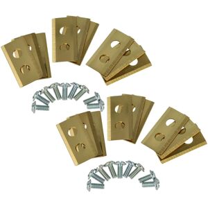 VHBW 18x Replacement Blade for Kress Lawn Mower - Gold Steel (Titanium Coated) - Lawn Mower Blade VHBW 18x Replacement Blade for Kress Lawn Mower - Gold Steel (Titanium Coated) - Lawn Mower Blade