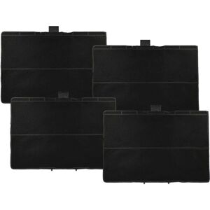 VHBW 4x Activated Carbon Filter for Constructa 705432 - Black VHBW 4x Activated Carbon Filter for Constructa 705432 - Black