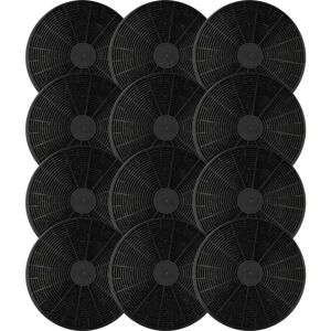 vhbw Activated Carbon Filter for Range Hoods - 17.5cm Black vhbw Activated Carbon Filter for Range Hoods - 17.5cm Black