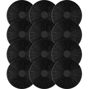 vhbw 12x activated carbon filter for cooker hood - 17.5 cm vhbw 12x activated carbon filter for cooker hood - 17.5 cm