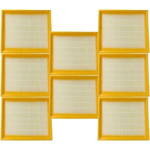 vhbw 8x Vacuum Cleaner Filter - HEPA Filter Yellow White - Vacuum Type vhbw 8x Vacuum Cleaner Filter - HEPA Filter Yellow White - Vacuum Type
