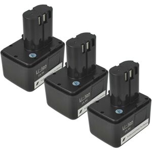 vhbw 3x Batería de reemplazo para Gesipa 7251045, 7251049 - Batería vhbw 3x Batería de reemplazo para Gesipa 7251045, 7251049 - Batería