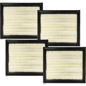 HWBW Vacuum Filter Set - 4x Main Filter Black/White - Vacuum Cleaner Replacement HWBW Vacuum Filter Set - 4x Main Filter Black/White - Vacuum Cleaner Replacement