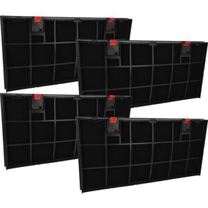 VHBW 4x Activated Carbon Filters - Compatible with Whirlpool Extractor Hood - Black - 43x21.2x2.7cm VHBW 4x Activated Carbon Filters - Compatible with Whirlpool Extractor Hood - Black - 43x21.2x2.7cm