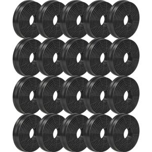vhbw 20x Activated Carbon Filter - Compatible with Candy CCE100NX - Kitchen Cooker Hood vhbw 20x Activated Carbon Filter - Compatible with Candy CCE100NX - Kitchen Cooker Hood
