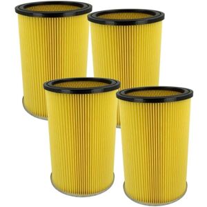 vhbw Thomas Vacuum Cleaner Filter Set - 4 Pleated Cartridge Filters - Black/Yellow - Vacuum Cleaner Accessories vhbw Thomas Vacuum Cleaner Filter Set - 4 Pleated Cartridge Filters - Black/Yellow - Vacuum Cleaner Accessories