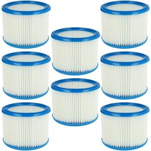 vhbw Nilfisk Attix Dust Class M Filter Set - 8 Pleated Replacement Filters vhbw Nilfisk Attix Dust Class M Filter Set - 8 Pleated Replacement Filters
