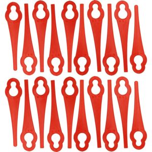 vhbw 20x Replacement Blade for Bosch Lawn Trimmer - Red Nylon Plastic vhbw 20x Replacement Blade for Bosch Lawn Trimmer - Red Nylon Plastic