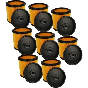 VHBW Ryobi Vacuum Filter Set - 8 Pleated Filters - Black / Yellow - Vacuum Cleaner Accessories VHBW Ryobi Vacuum Filter Set - 8 Pleated Filters - Black / Yellow - Vacuum Cleaner Accessories