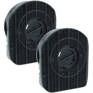 VHBW 2x Activated Carbon Range Hood Filter - Black VHBW 2x Activated Carbon Range Hood Filter - Black