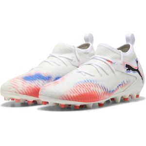 PUMA FUTURE 8 MATCH MG Football Shoes Kids White Black Glowing Red - Football Shoes PUMA FUTURE 8 MATCH MG Football Shoes Kids White Black Glowing Red - Football Shoes