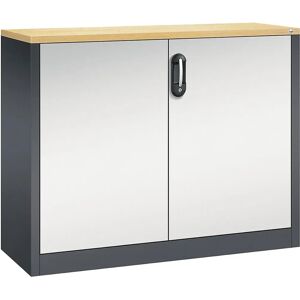 C+P Stahl-Speicherschrank - Verstärkte Türen, 2 Regale, 70kg Cap. C+P Stahl-Speicherschrank - Verstärkte Türen, 2 Regale, 70kg Cap.