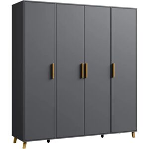 rauch BLUE - SHINJO - Graumetallic - 187x53x203 - Wardrobe rauch BLUE - SHINJO - Graumetallic - 187x53x203 - Wardrobe