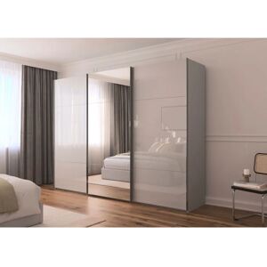 rauch ORANGE CONTIDO - Seidengrau/Glas Seidengrau - 301 cm x 68 cm x 223 cm - Wardrobe rauch ORANGE CONTIDO - Seidengrau/Glas Seidengrau - 301 cm x 68 cm x 223 cm - Wardrobe
