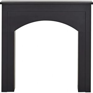 Beliani - Classic fireplace mantel - Black MDF Beliani - Classic fireplace mantel - Black MDF
