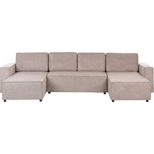 Beliani Vatne U-Shaped Sofa Bed - Modern, Comfortable, Storage Beliani Vatne U-Shaped Sofa Bed - Modern, Comfortable, Storage