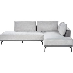 Beliani Myken Modular Gray L-Shaped Sofa Beliani Myken Modular Gray L-Shaped Sofa