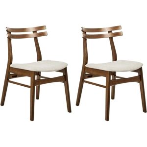Beliani Cynthiana Beige Retro Dining Chair - Dining Chair Beliani Cynthiana Beige Retro Dining Chair - Dining Chair