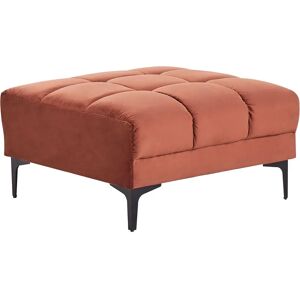 Beliani Alnes Velvet Rectangular Ottoman - Ottoman Beliani Alnes Velvet Rectangular Ottoman - Ottoman