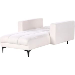 Beliani Alnes White Reclining Bouclé Lounge Beliani Alnes White Reclining Bouclé Lounge
