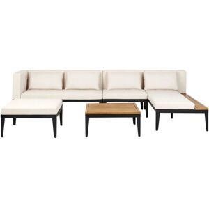 Beliani: Acacia Garden Set - 4 Seater Outdoor Rustico Furniture Beliani: Acacia Garden Set - 4 Seater Outdoor Rustico Furniture