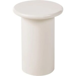 Beliani Campti White Scandinavian Round MDF Coffee Table Beliani Campti White Scandinavian Round MDF Coffee Table