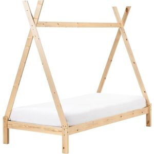 Beliani Kids Bed - Light Pine - Modern Scandinavian Style Beliani Kids Bed - Light Pine - Modern Scandinavian Style