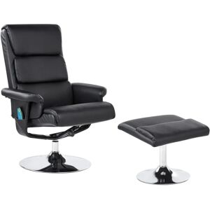 Beliani Legend Massage Chair - Heated, Reclining, Synthetic Leather Beliani Legend Massage Chair - Heated, Reclining, Synthetic Leather