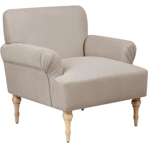 Fauteuil Beliani Fredros - Style Traditionnel, Tissu Imperméable - Publicité Fauteuil Beliani Fredros - Style Traditionnel, Tissu Imperméable - Publicité