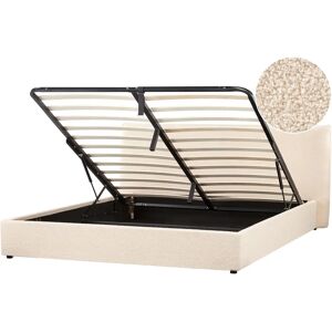Beliani Lavaur Beige Storage Bed - Bed Beliani Lavaur Beige Storage Bed - Bed