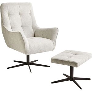 Beliani Armchair with Velvet Upholstery and Metal Legs - Retro Style Beliani Armchair with Velvet Upholstery and Metal Legs - Retro Style