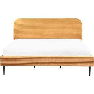 Beliani Model Flayat Velvet Textured Bed - Bed Beliani Model Flayat Velvet Textured Bed - Bed