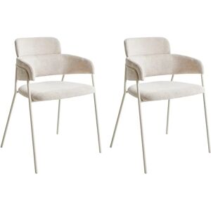 Beliani Paonia Beigefarbene Moderne Esszimmerstühle Beliani Paonia Beigefarbene Moderne Esszimmerstühle