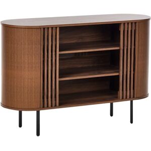 Beliani Modern Dark Brown Retro Sideboard - Sideboard Beliani Modern Dark Brown Retro Sideboard - Sideboard