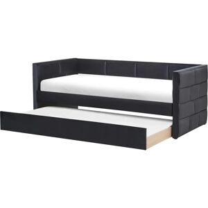 Beliani Chavonne Velvet Double Bed - Glamorous Space-Saving Bed Beliani Chavonne Velvet Double Bed - Glamorous Space-Saving Bed